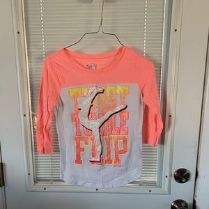 Girls Justice Long Sleeve Tee Size 10
